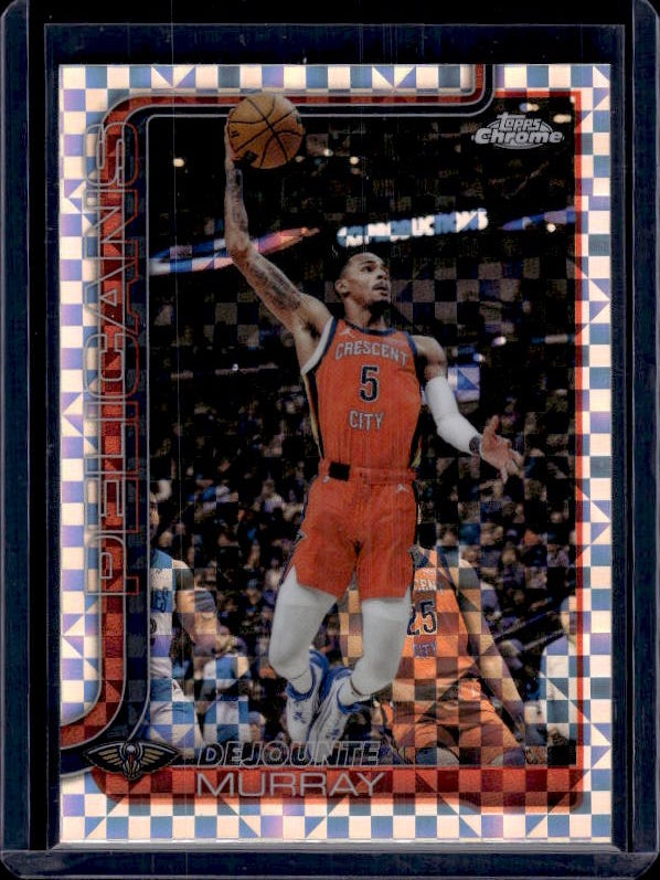 2025-26 Topps Chrome Update #89 Dejounte Murray X-Fractor