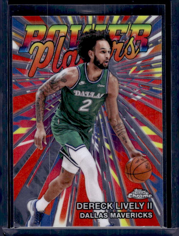 2025-26 Topps Chrome Update #116 Dereck Lively II Power Players