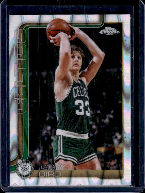2025-26 Topps Chrome Update #143 Larry Bird RayWave