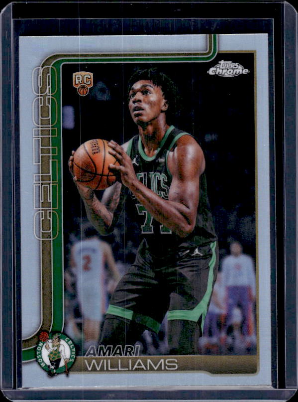 2025-26 Topps Chrome Update #197 Amari Williams Refractor