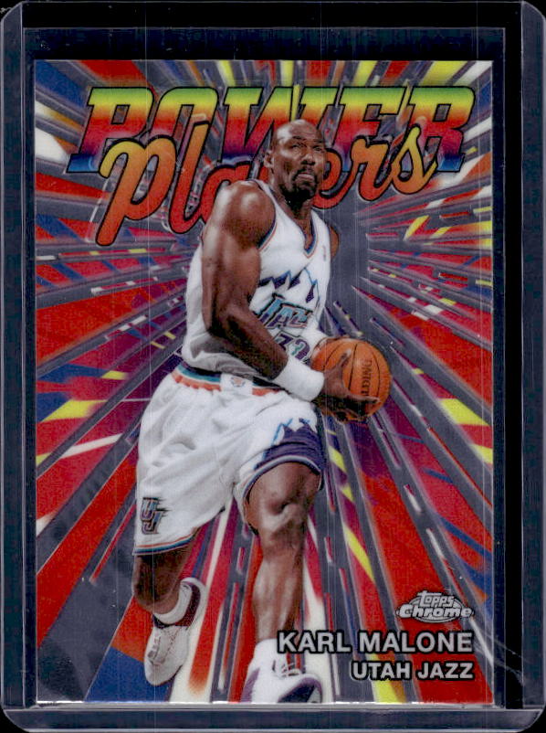 2025-26 Topps Chrome Update #PP-25 Karl Malone Power Players