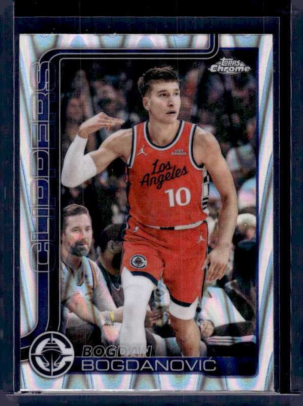 2025-26 Topps Chrome Update #92 Bogdan Bogdanović RayWave Refractor