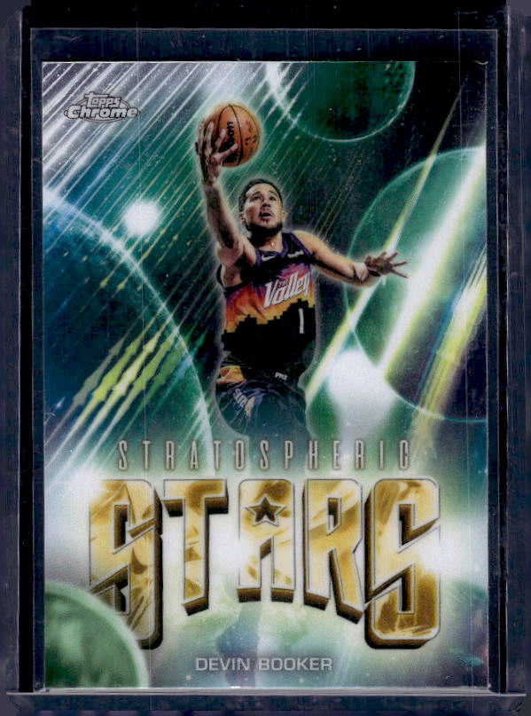2025-26 Topps Chrome Update #ST-11 Devin Booker Stratospheric Stars