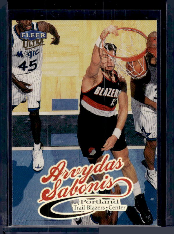 1998-99 Ultra #81 Arvydas Sabonis