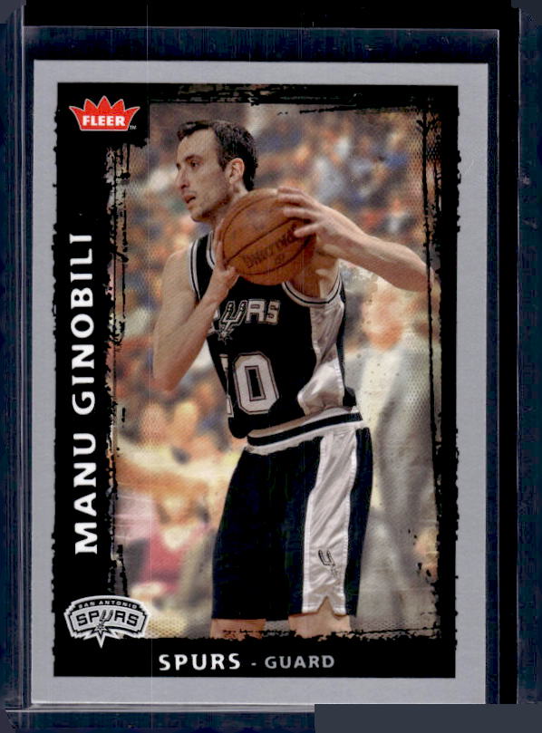 2008-09 Fleer #117 Manu Ginobili