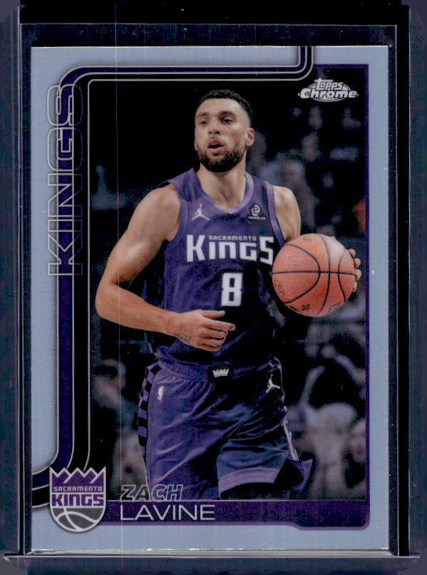 2025-26 Topps Chrome Update #63 Zach Lavine Refractor