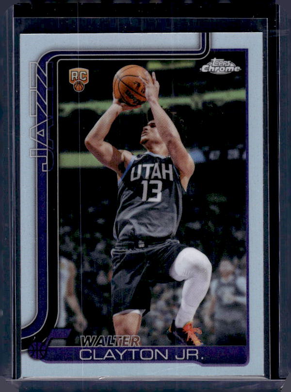 2025-26 Topps Chrome Update #168 Walter Clayton Jr. Refractor