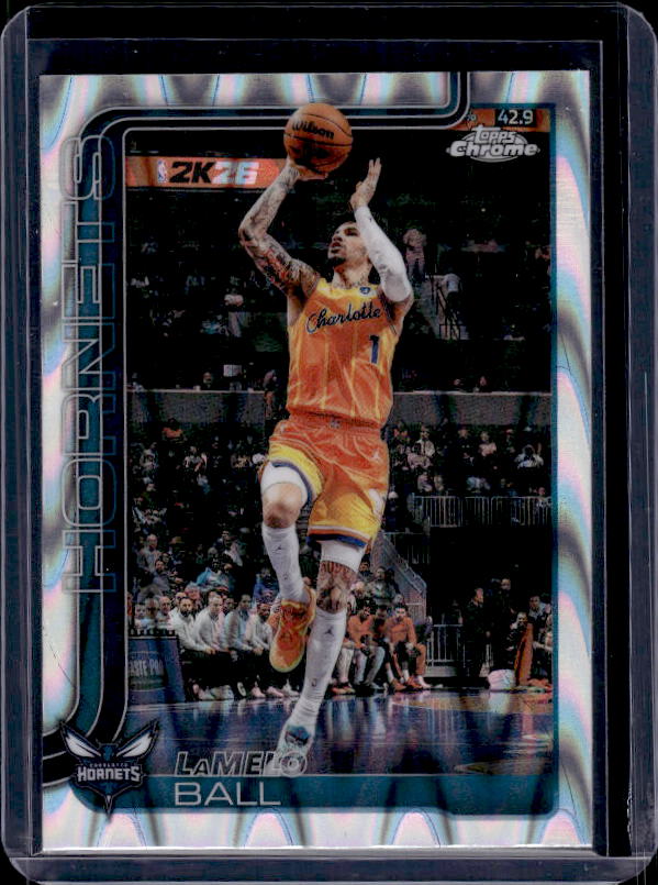 2025-26 Topps Chrome Update #50 LaMelo Ball RayWave Refractor