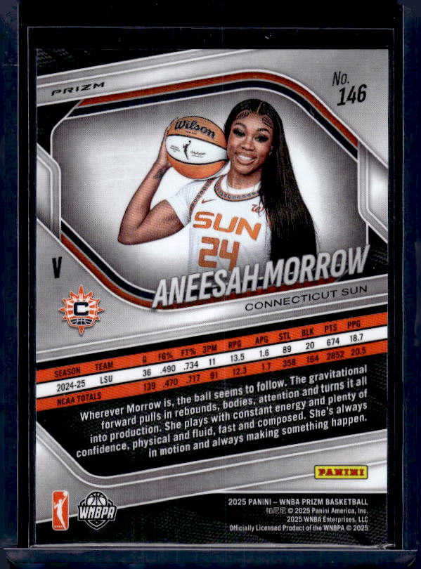 2025 Panini Prizm WNBA #146 Aneesah Morrow Ice Prizms