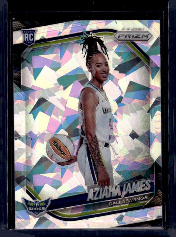 2025 Panini Prizm WNBA #141 Aziaha James Ice Prizms