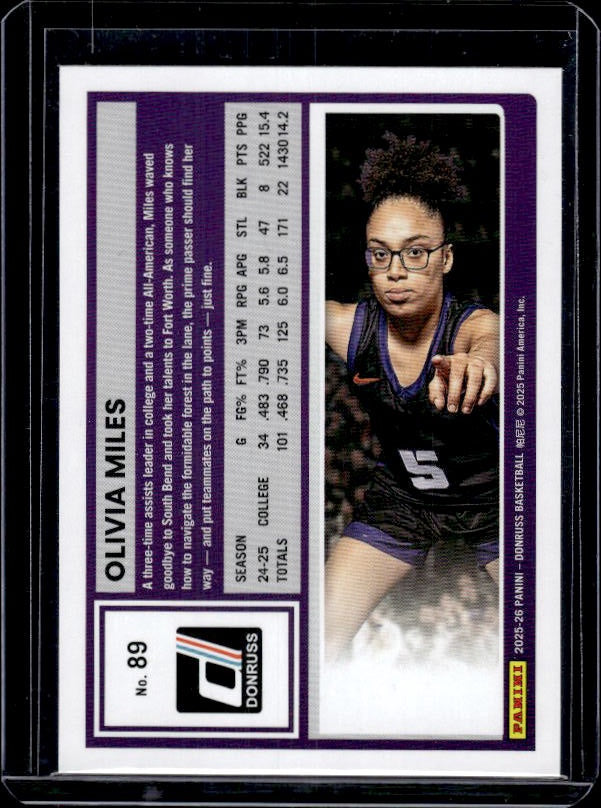 2025-26 Donruss #89 Olivia Miles