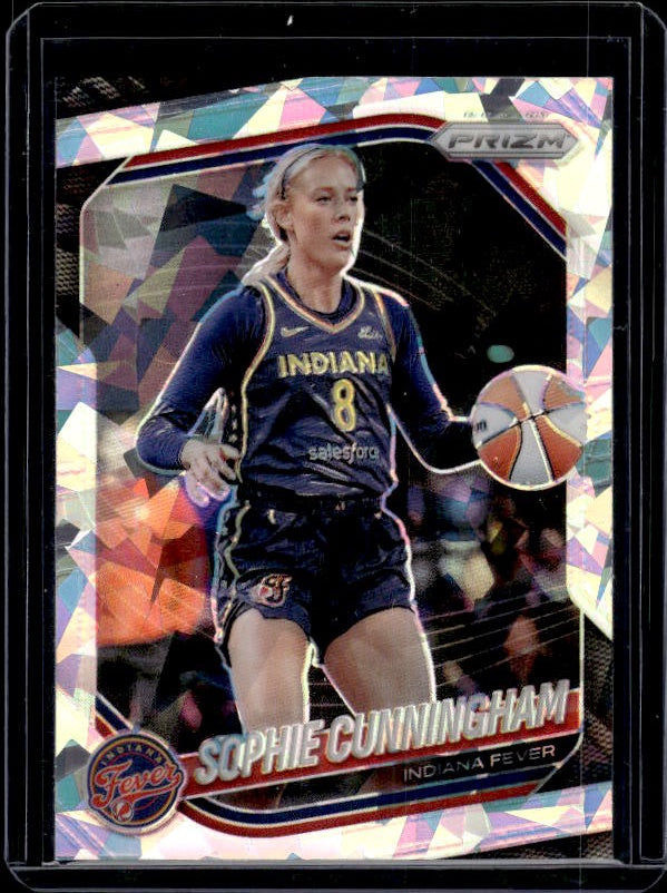 2025 Panini Prizm WNBA #63 Sophie Cunningham Ice Prizms