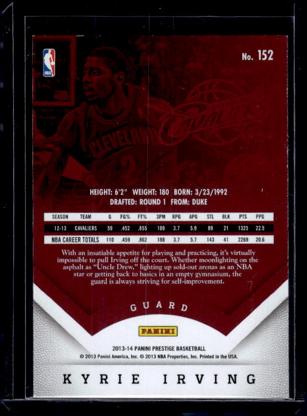 2013-14 Panini Prestige #152 Kyrie Irving