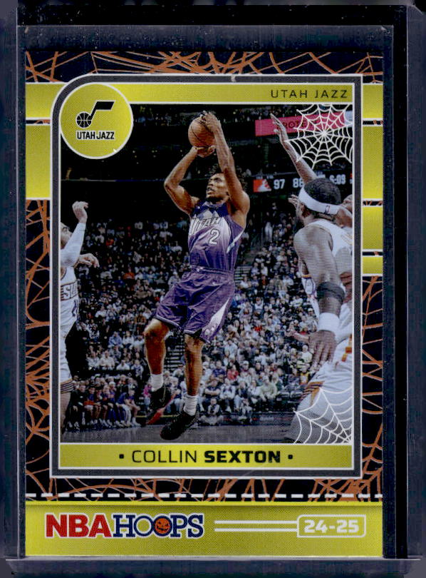 2024-25 Hoops Haunted Hoops #141 Collin Sexton Holo Webs