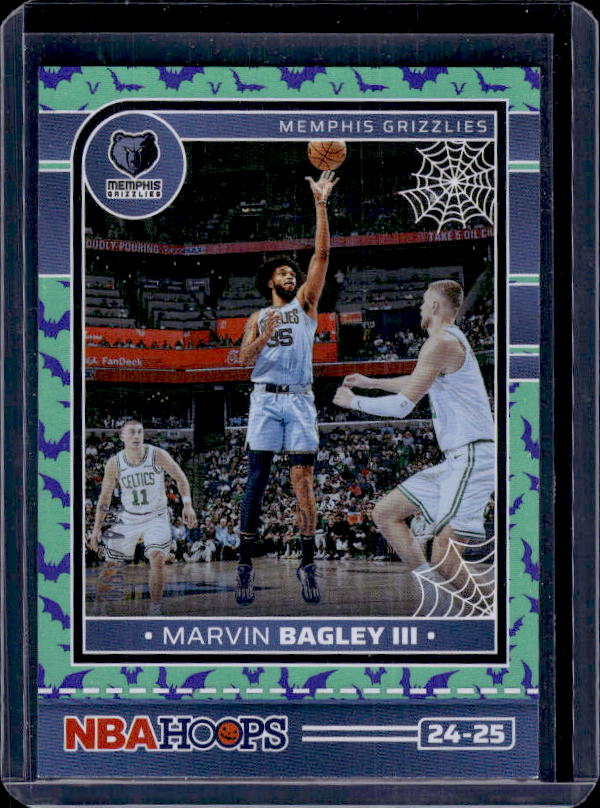 2024-25 Hoops Haunted Hoops #162 Marvin Bagley III Holo Bats #/399