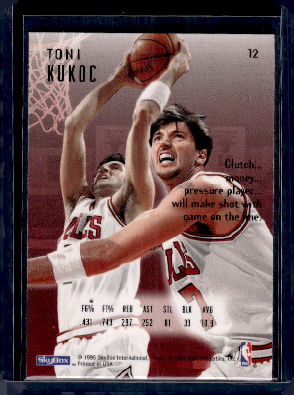 1994-95 SkyBox E-Motion #12 Toni Kukoc
