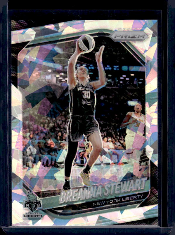2025 Panini Prizm WNBA #26 Breanna Stewart Ice Prizms