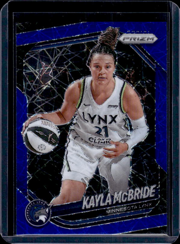 2025 Panini Prizm WNBA #45 Kayla McBride Blue Velocity Prizms
