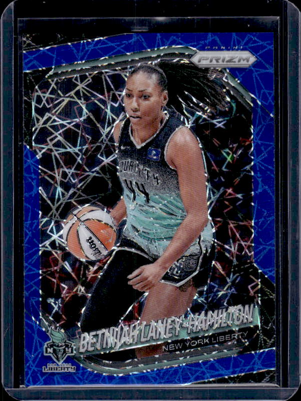 2025 Panini Prizm WNBA #114 Betnijah Laney-Hamilton Blue Velocity Prizms