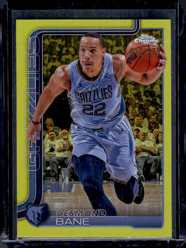 2025-26 Topps Chrome #174 Desmond Bane Yellow Refractor #/275