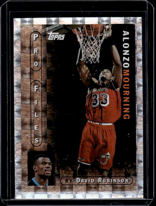 1996-97 Topps #PF-17 Alonzo Mourning ProFiles