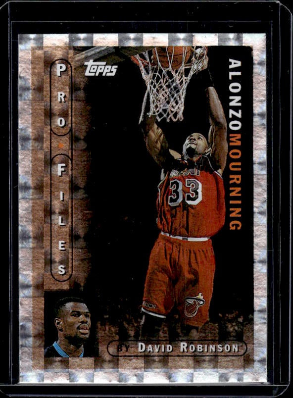 1996-97 Topps #PF-17 Alonzo Mourning ProFiles