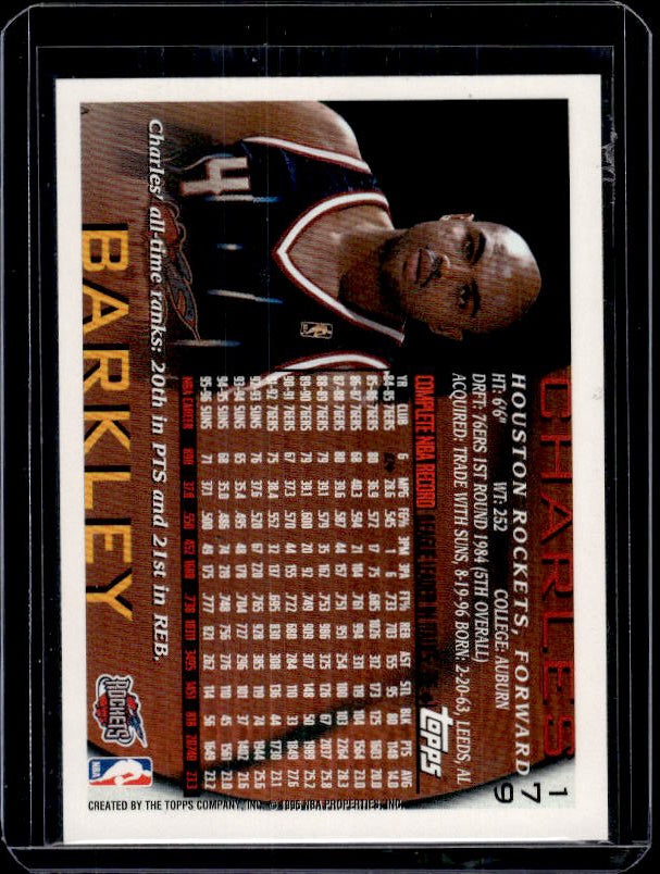 1996-97 Topps #179 Charles Barkley NBA at 50