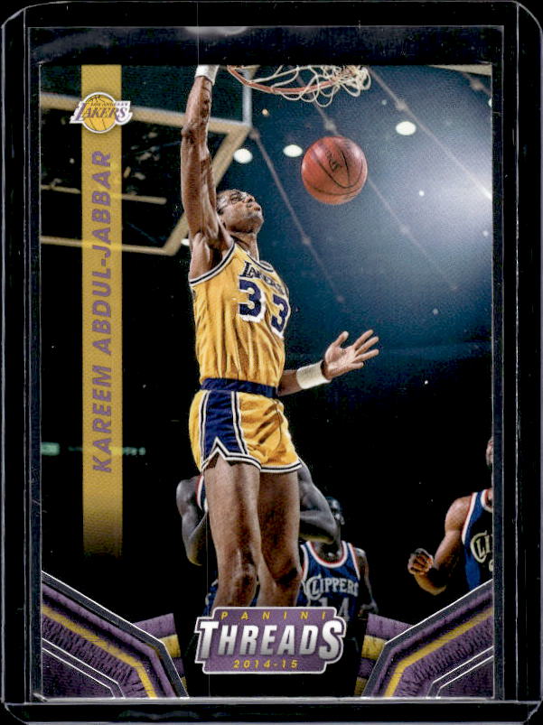 2014-15 Panini Threads #98 Kareem Abdul-Jabbar