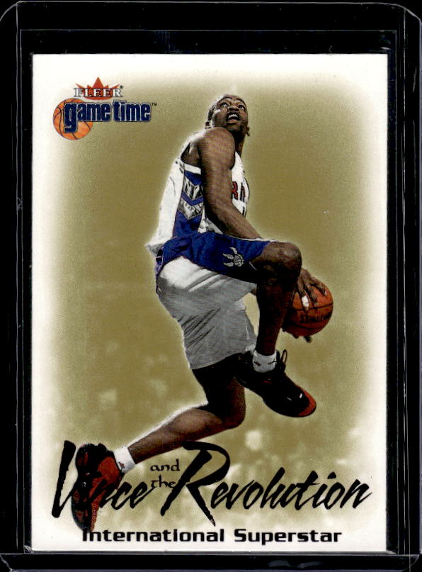 2000-01 Fleer Game Time #15 VR Vince Carter Vince and the Revolution