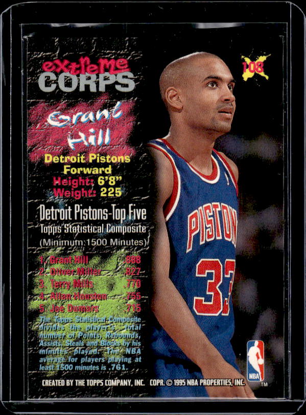 1995-96 Stadium Club #108 Grant Hill Members Only