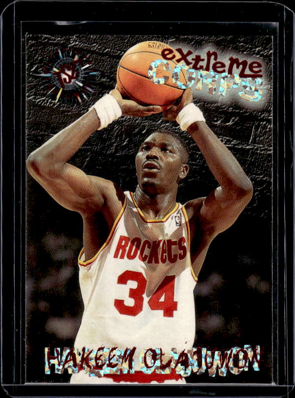 1995-96 Stadium Club #110 Hakeem Olajuwon Members Only