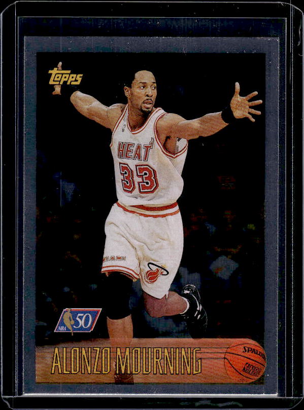 1996-97 Topps #113 Alonzo Mourning NBA at 50