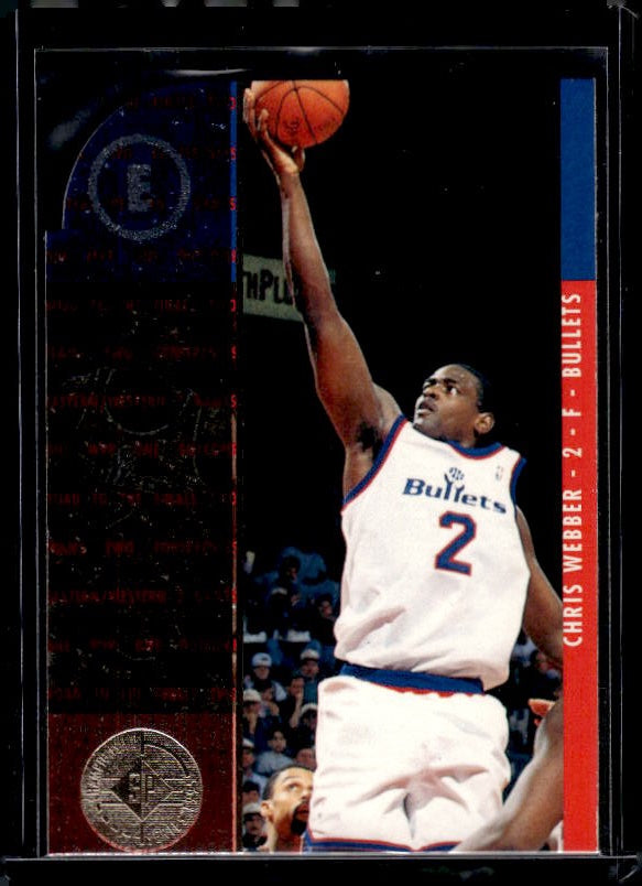 1994-95 SP Championship #27 Chris Webber Die Cuts