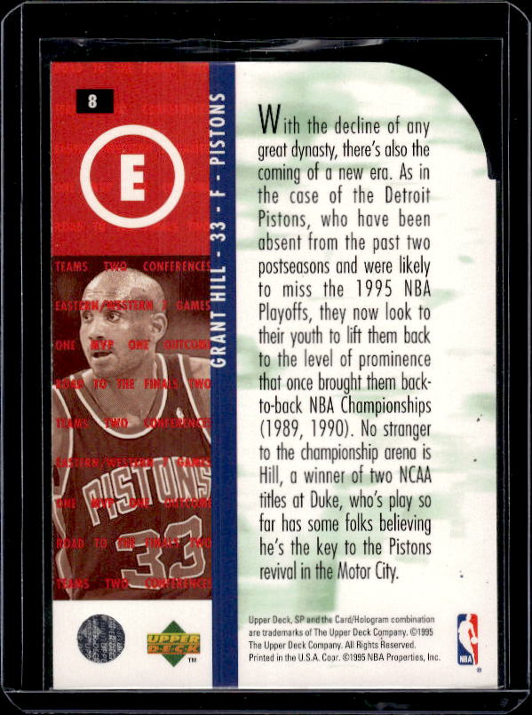1994-95 SP Championship #8 Grant Hill Die Cuts