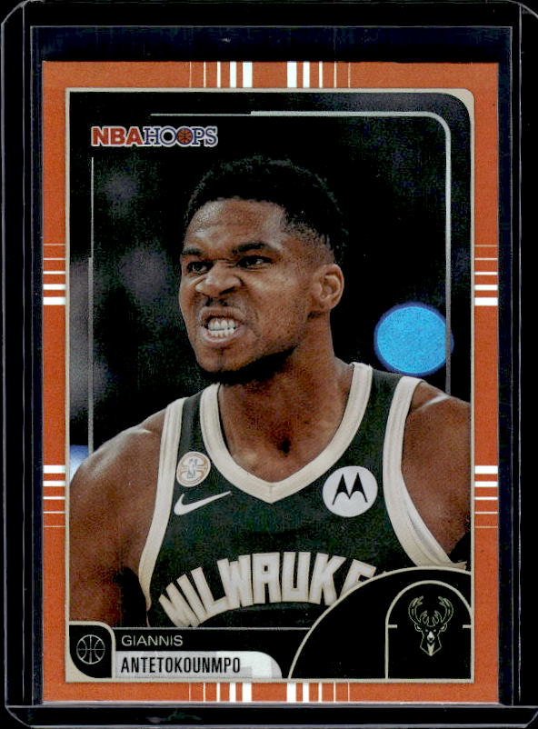 2025-26 Hoops #165 Giannis Antetokounmpo Orange Hoops