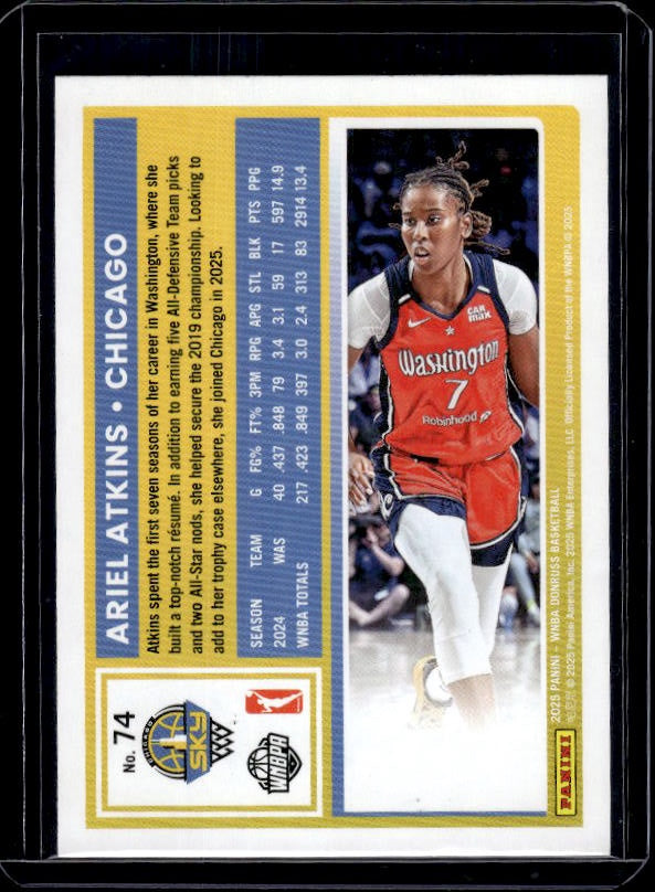 2025 Donruss WNBA #74 Ariel Atkins Lava