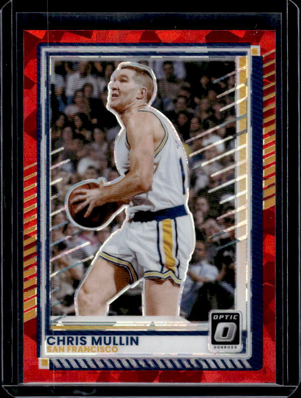 2025-26 Donruss #157 Chris Mullin Optic Red Cracked Ice