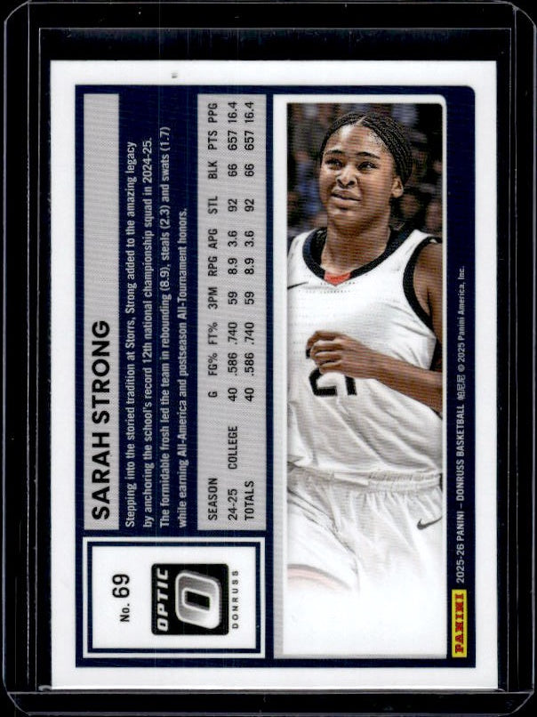 2025-26 Donruss #69 Sarah Strong Optic