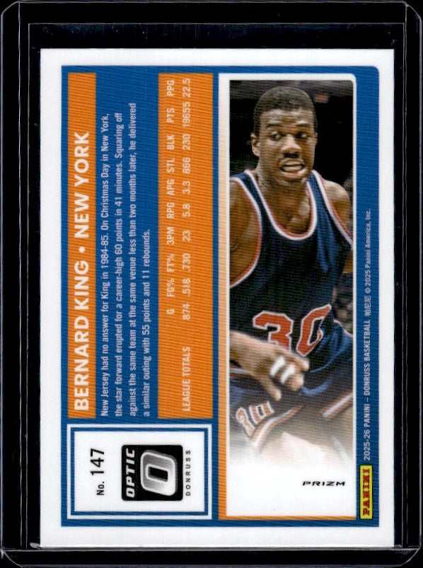 2025-26 Donruss #147 Bernard King Optic