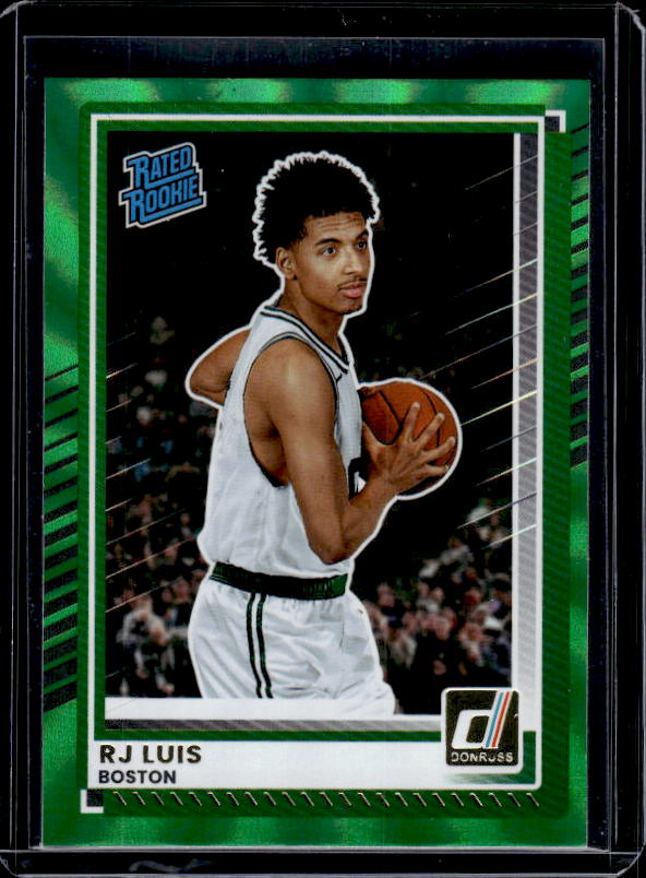 2025-26 Donruss #98 RJ Luis Holo Green Laser
