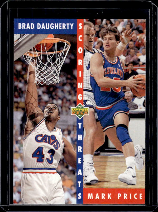 1992-93 Upper Deck #498 Brad Daugherty / Mark Price