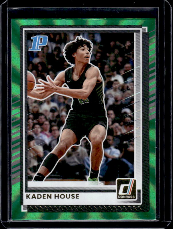 2025-26 Donruss #73 Kaden House Holo Green Laser
