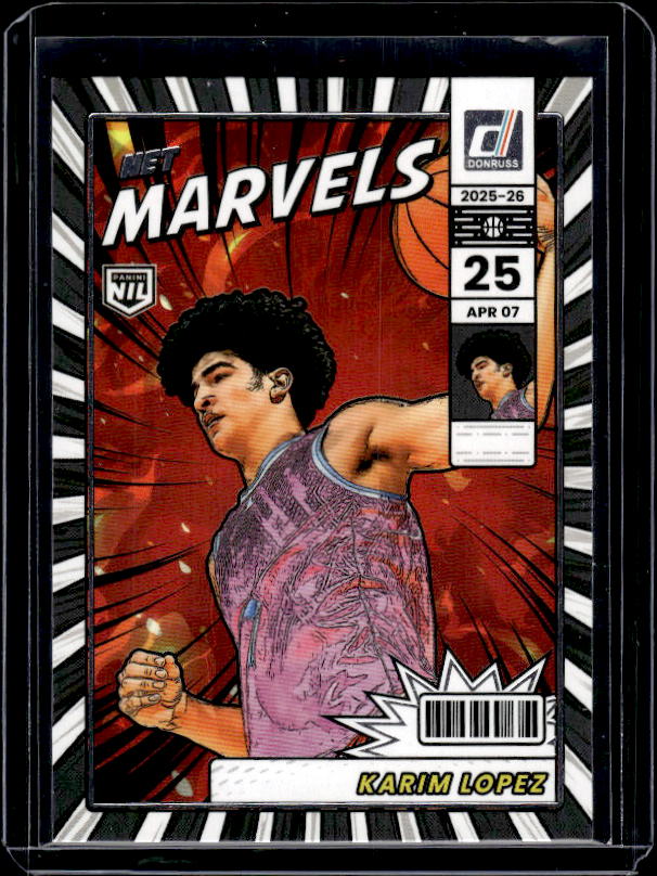 2025-26 Donruss #20 Karim Lopez Net Marvels