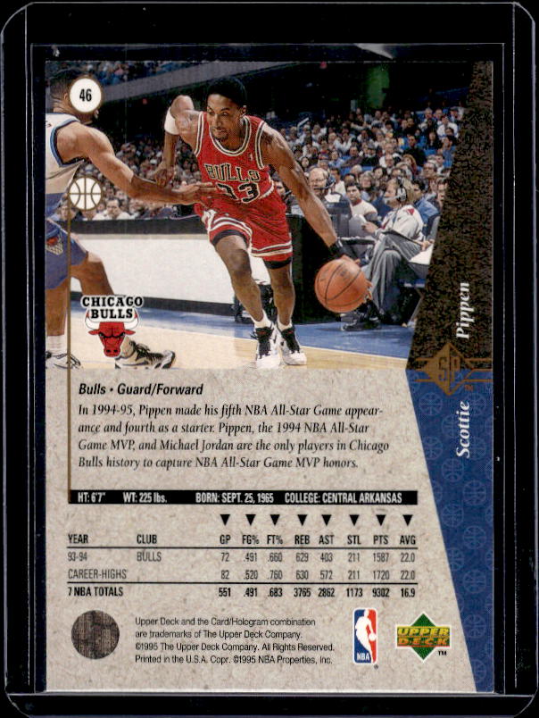 1994-95 SP #46 Scottie Pippen