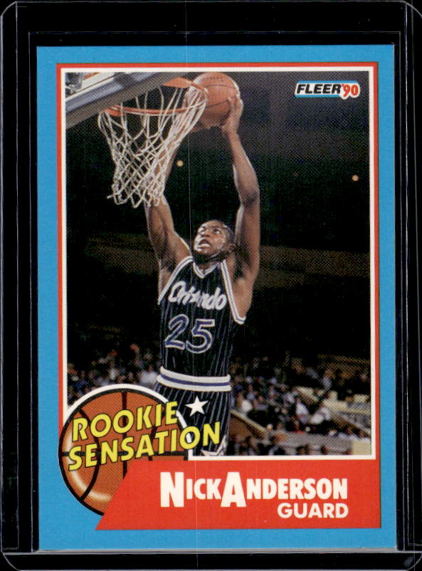 1990-91 Fleer #7 Nick Anderson Rookie Sensations