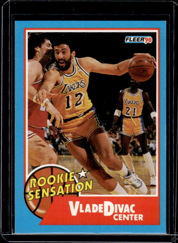 1990-91 Fleer #9 Vlade Divac Rookie Sensations