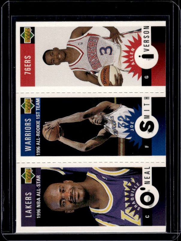 1996-97 Collector's Choice #M132/M117/M152 Shaq / J.Smith / Allen Iverson Mini