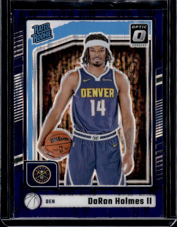 2024-25 Donruss Optic #262 DaRon Holmes II Purple Shock