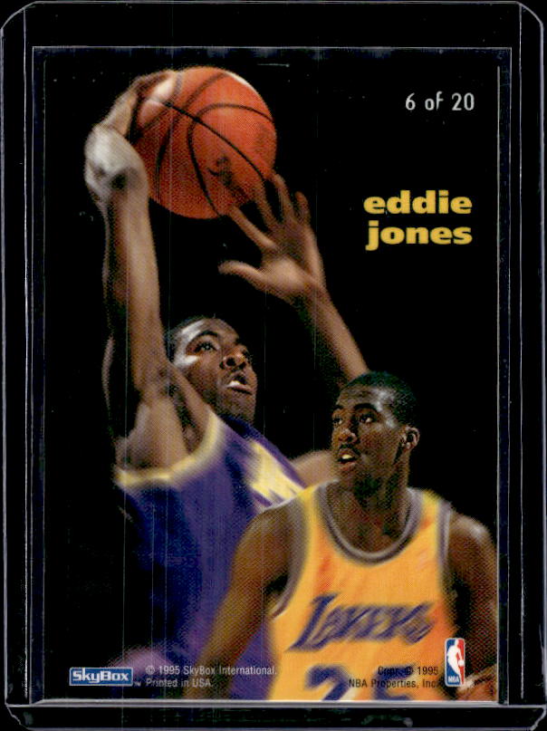 1994-95 SkyBox E-Motion #6 Eddie Jones Motion - X-Cited