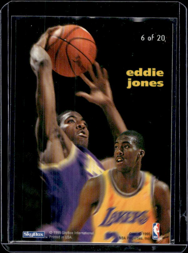 1994-95 SkyBox E-Motion #6 Eddie Jones Motion - X-Cited